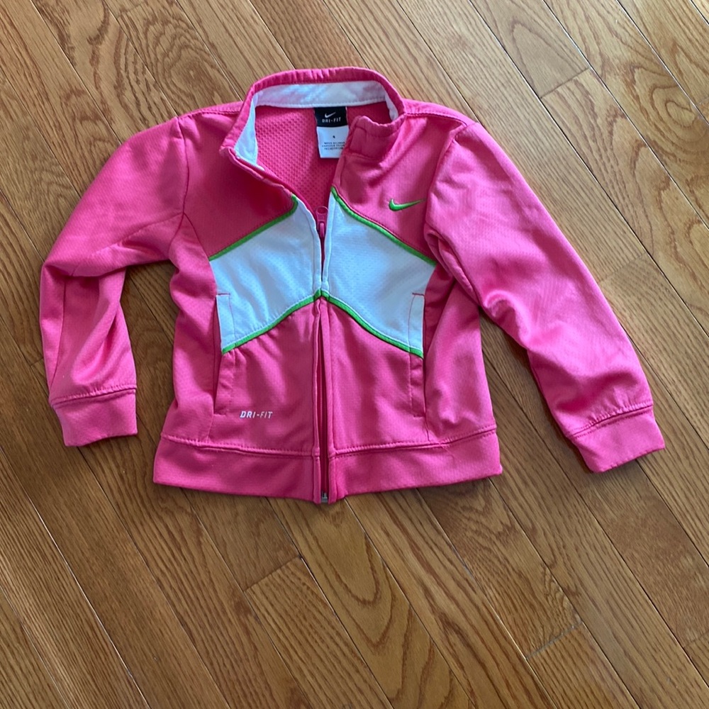 Nike dri fit full zipper sweater size 4